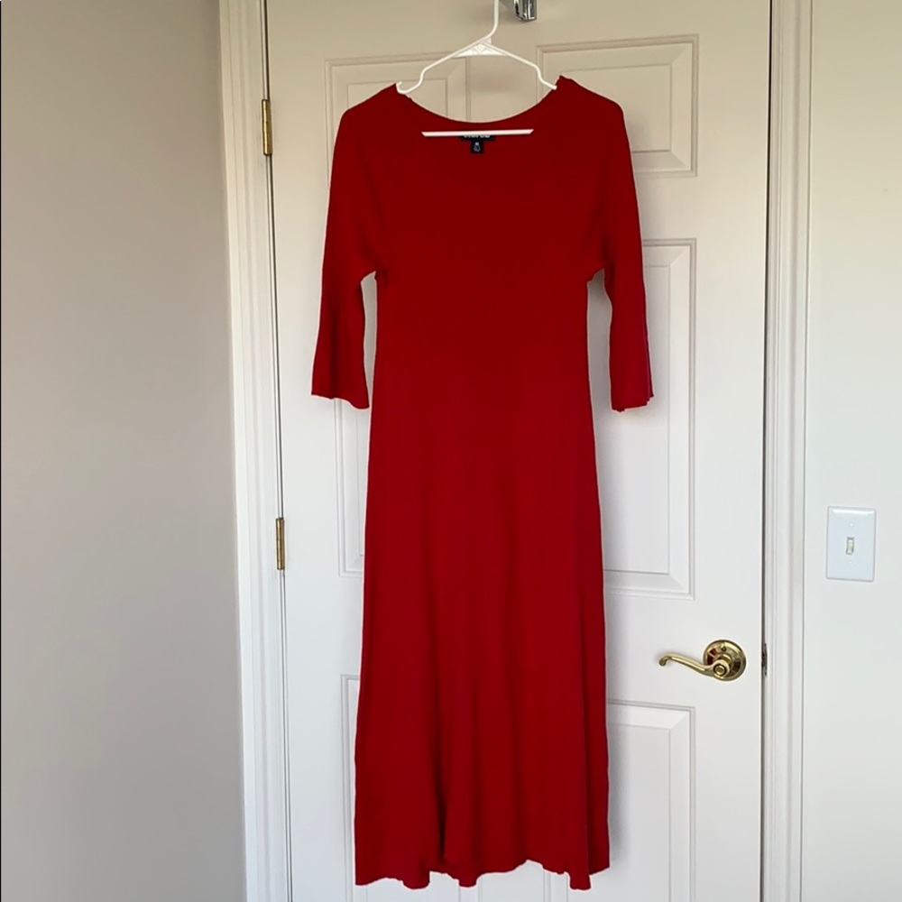 Lands’ End Red Dress